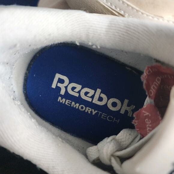 Mens Reebok Classic Leather Sz 10.5 010721 White Leather Casual Sneakers Shoes - Picture 6 of 8